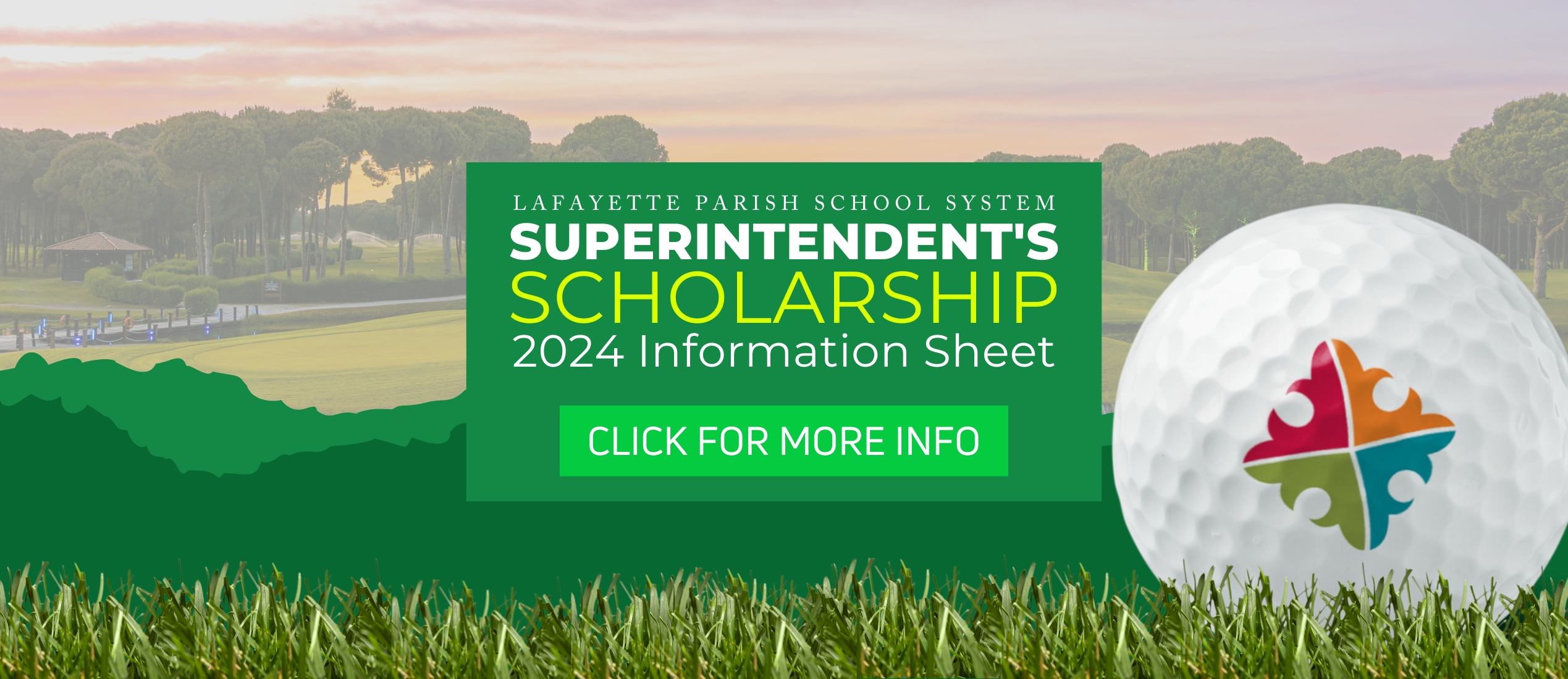 Superintendent Golf Scholarship Sheet
