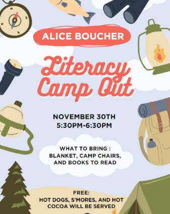 Literacy Camp Out