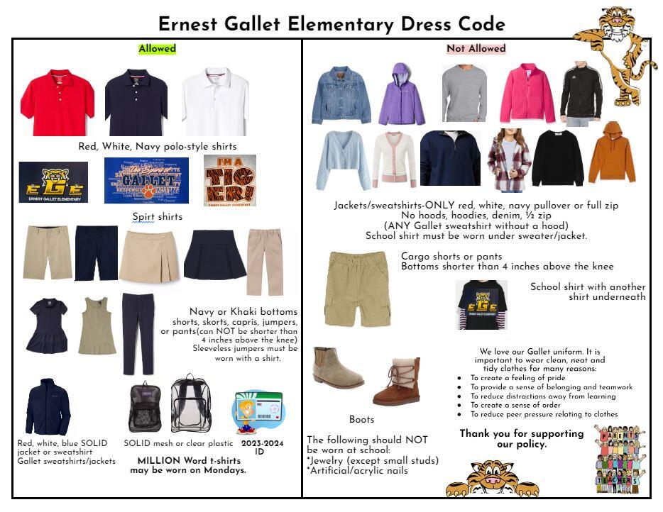 Ernest Gallet Dress Code