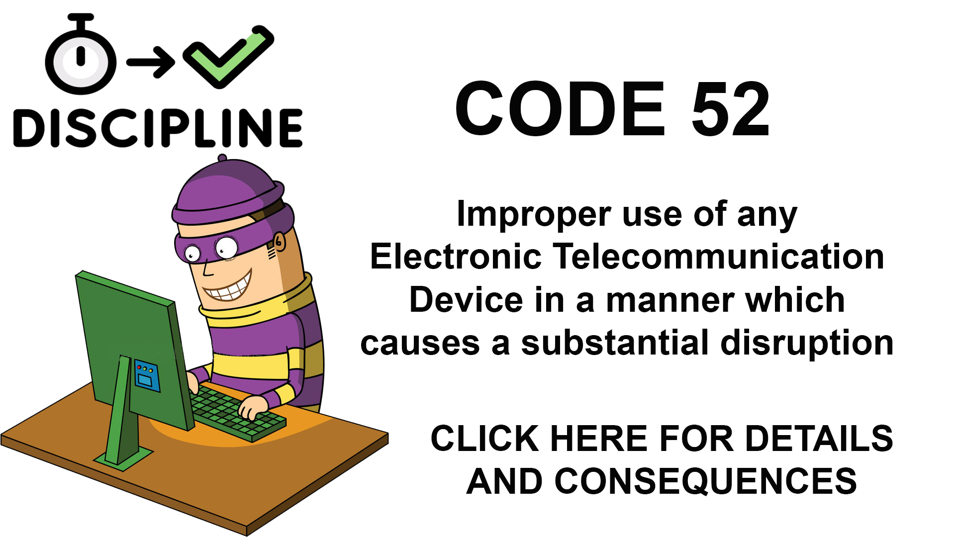 Discipline Code 52
